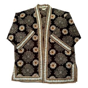 Max Studio Polyester Medallion Print Floral Kimono size Small